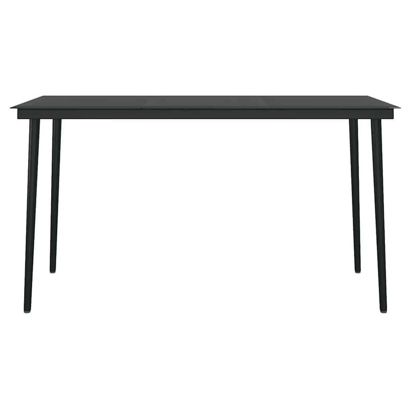Casa si Gradina - Gradina si terasa - Mobilier exterior - Seturi mobila gradina - Set de sufragerie de gradina 5 piese sticla maro din poli ratan - Infinity.ro