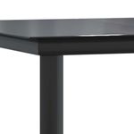 Casa si Gradina - Gradina si terasa - Mobilier exterior - Seturi mobila gradina - Set de sufragerie de gradina 9 piese sticla neagra polirattan - Infinity.ro