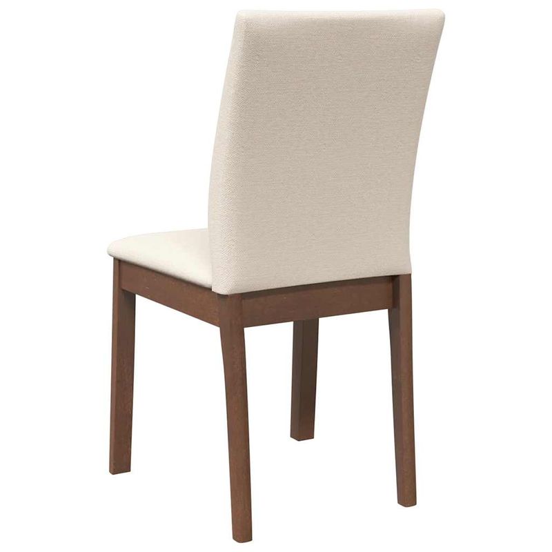 Casa si Gradina - Mobilier - Scaune si fotolii - Scaune - Scaune sufragerie cu perne 2 buc. cauciuc din lemn masiv maro - Infinity.ro