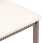 Casa si Gradina - Mobilier - Scaune si fotolii - Scaune - Scaune sufragerie cu perne 2 buc. cauciuc din lemn masiv maro - Infinity.ro