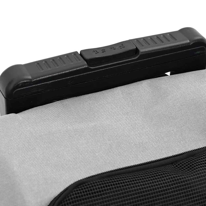 Petshop - Accesorii petshop - Culcusuri si custi - Genti si articole transport - Carucior pentru animale de companie 3 in 1, gri, 48x32x57 cm, material Oxford - Infinity.ro