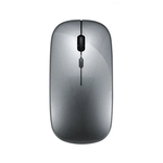 PC, gaming si accesorii - Periferice PC - Mouse - Mouse Wireless cu Incarcare USB RGB Mouse ergonomic silentios pentru laptop Bluetooth 5 si 2.4GHZ DPI Reglabil Gri ABYZ - Infinity.ro