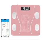 Ingrijire personala si Cosmetice - Sanatate si wellness - Aparate medicale - Cantare corporale - Cantar SMART electronic cu monitorizare personalizata, Wireless BMI BlueTooth Digital Body Health Culoare Roz ABYZ™ - Infinity.ro