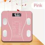 Ingrijire personala si Cosmetice - Sanatate si wellness - Aparate medicale - Cantare corporale - Cantar SMART electronic cu monitorizare personalizata, Wireless BMI BlueTooth Digital Body Health Culoare Roz ABYZ™ - Infinity.ro