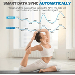 Ingrijire personala si Cosmetice - Sanatate si wellness - Aparate medicale - Cantare corporale - Cantar SMART electronic cu monitorizare personalizata, Wireless BMI BlueTooth Digital Body Health Culoare Alb ABYZ™ - Infinity.ro