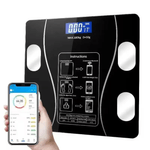 Ingrijire personala si Cosmetice - Sanatate si wellness - Aparate medicale - Cantare corporale - Cantar SMART electronic cu monitorizare personalizata, Wireless BMI BlueTooth Digital Body Health Culoare Negru ABYZ™ - Infinity.ro