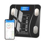 Ingrijire personala si Cosmetice - Sanatate si wellness - Aparate medicale - Cantare corporale - Cantar SMART electronic cu monitorizare personalizata, Wireless BMI BlueTooth Digital Body Health Culoare Negru ABYZ™ - Infinity.ro