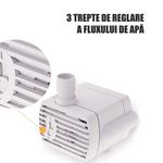 Petshop - Accesorii petshop - Castroane si adapatori - Dispenser apa automat Linomag® 2L, inox, filtrare si purificare, debit reglabil, pisici si caini, Transparent - Infinity.ro