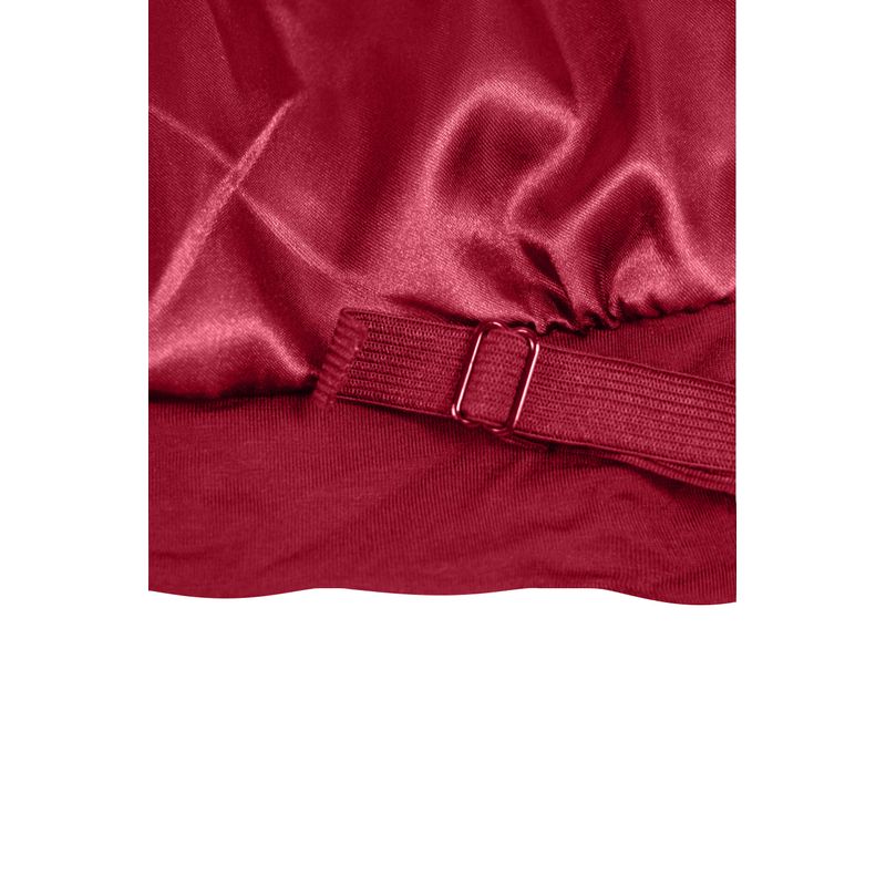 Fashion, accesorii si bijuterii - Femei - Accesorii femei - Accesorii pentru par femei - Boneta de noapte pentru protectie par cu interior din satin, Rosu Bordeaux - Rosu Bordeaux, Medium - Infinity.ro