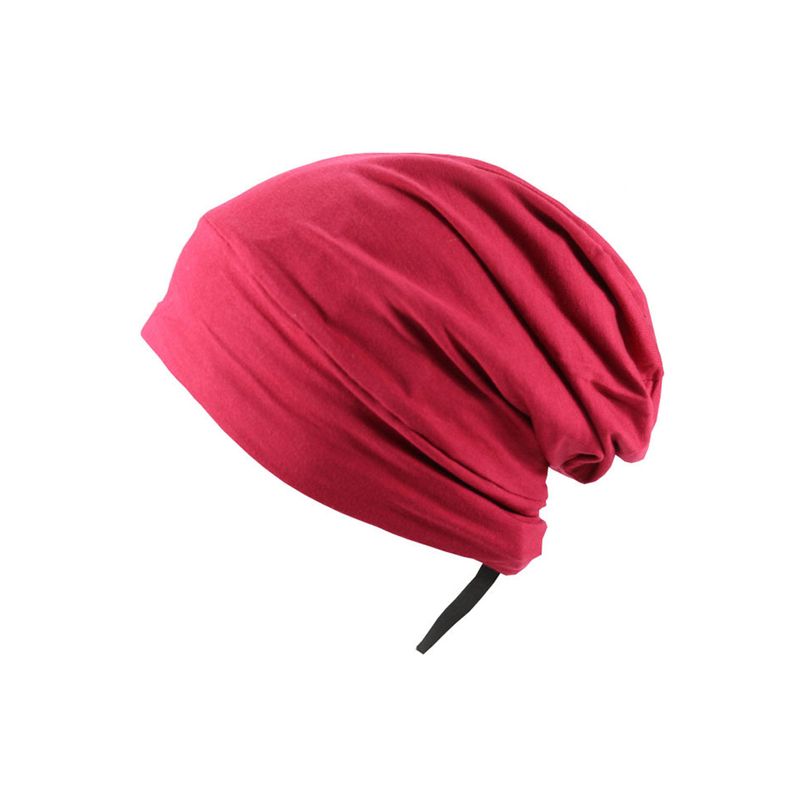 Fashion, accesorii si bijuterii - Femei - Accesorii femei - Accesorii pentru par femei - Boneta de noapte pentru protectie par cu interior din satin, Rosu Bordeaux - Rosu Bordeaux, Medium - Infinity.ro