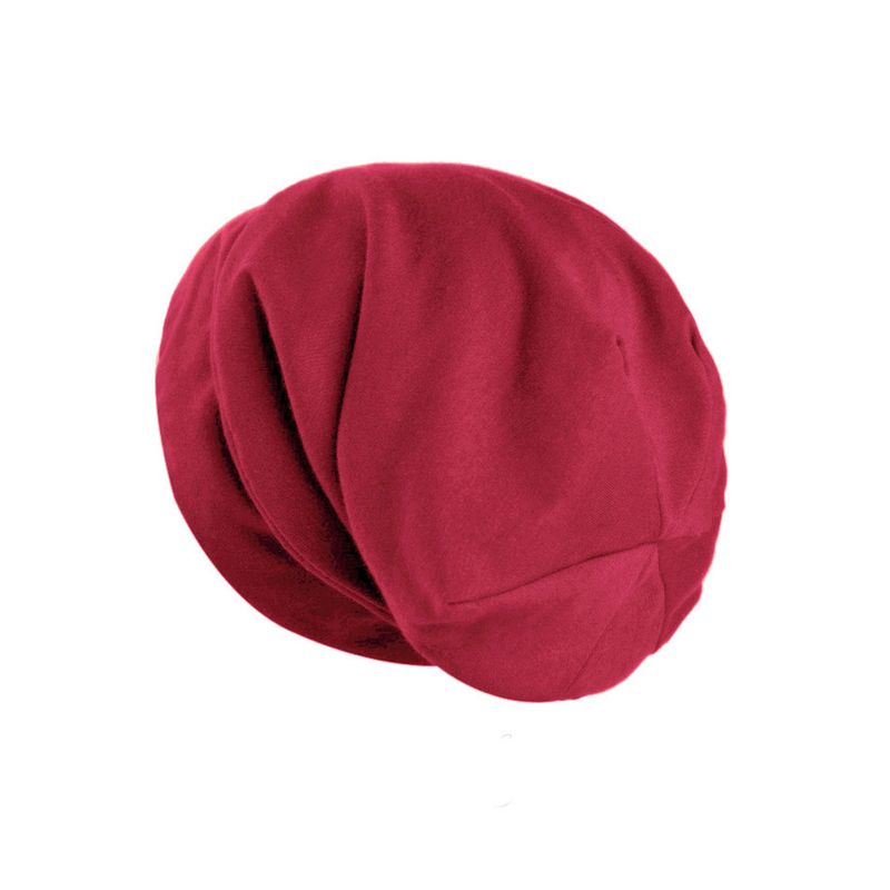 Fashion, accesorii si bijuterii - Femei - Accesorii femei - Accesorii pentru par femei - Boneta de noapte pentru protectie par cu interior din satin, Rosu Bordeaux - Rosu Bordeaux, Medium - Infinity.ro