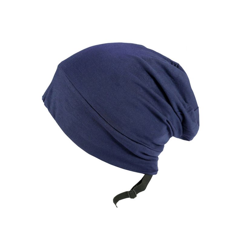 Fashion, accesorii si bijuterii - Femei - Accesorii femei - Accesorii pentru par femei - Boneta de noapte pentru protectie par cu interior din satin, Albastru Inchis - Albastru Inchis, Medium - Infinity.ro