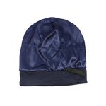 Fashion, accesorii si bijuterii - Femei - Accesorii femei - Accesorii pentru par femei - Boneta de noapte pentru protectie par cu interior din satin, Albastru Inchis - Albastru Inchis, Medium - Infinity.ro