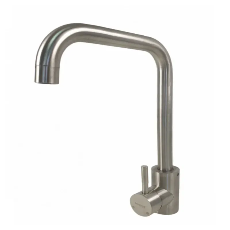 Casa si Gradina - Sanitare - Chiuveta bucatarie si accesorii - Baterii bucatarie - Baterie bucatarie MIXXUS SUS-011-G din otel inoxidabil, Monocomanda, Racorduri incluse - Infinity.ro
