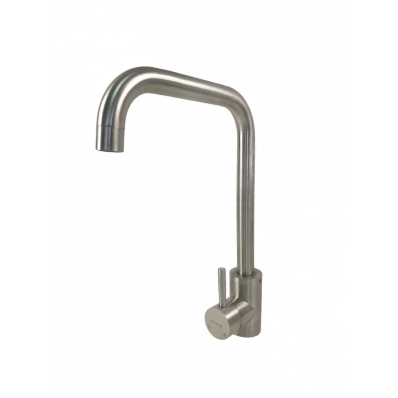 Casa si Gradina - Sanitare - Chiuveta bucatarie si accesorii - Baterii bucatarie - Baterie bucatarie MIXXUS SUS-011-G din otel inoxidabil, Monocomanda, Racorduri incluse - Infinity.ro