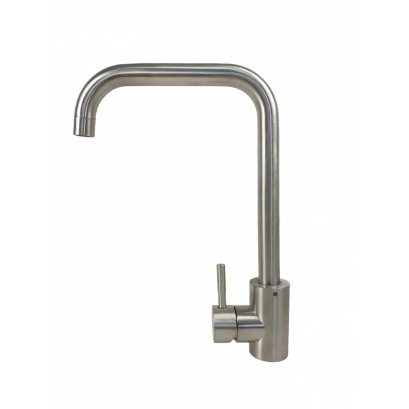 Casa si Gradina - Sanitare - Chiuveta bucatarie si accesorii - Baterii bucatarie - Baterie bucatarie MIXXUS SUS-011-G din otel inoxidabil, Monocomanda, Racorduri incluse - Infinity.ro