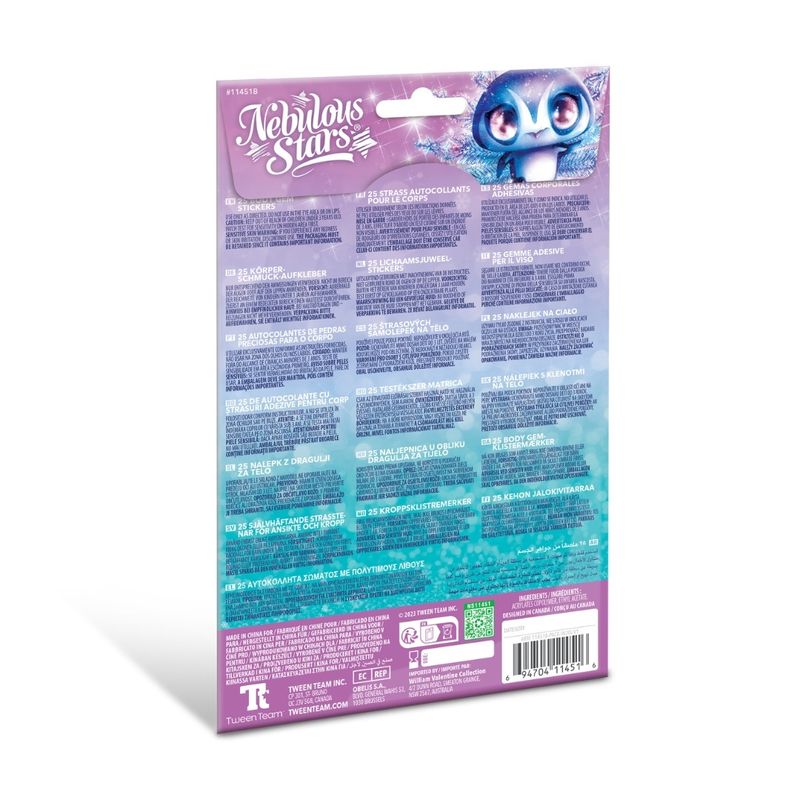Carti si Birotica - Papetarie - Afise si stickere - Set 25 stickere pentru fata si corp, personaj Iceana, Nebulous Star - Infinity.ro