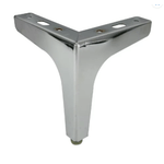 Casa si Gradina - Mobilier - Feronerie si accesorii mobila - Piciorus metalic , argintiu – design modern si durabil, inaltime 150mm - Infinity.ro