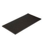 Casa si Gradina - Constructii - Termoizolatii - Termoizolatii si accesorii - Burete pentru Izolare Acustica, 50 x 100 cm, Negru – Absorbtie Eficienta a Zgomotului si Reducerea Ecoului! - Infinity.ro