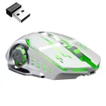 PC, gaming si accesorii - Periferice PC - Mouse - Mouse Wireless ABYZ™ Q13 Butoane Silentioase Multi-Device 6 butoane programabile Gaming RGB 2.4GHz DPI 1600 Fara fir Alb - Infinity.ro