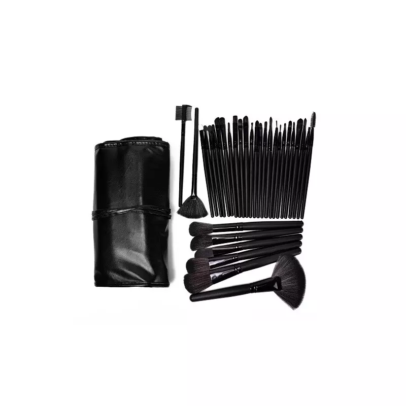 Ingrijire personala si Cosmetice - Machiaj - Aplicatoare si pensule machiaj - Set 32 pensule pentru machiaj, negru - Infinity.ro