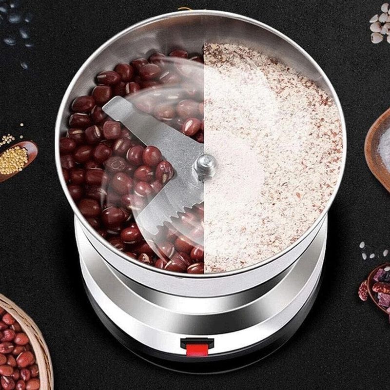 Electronice si Electrocasnice - Electrocasnice bucatarie - Preparare bauturi - Rasnite - Rasnita Electrica MRG M666, 150W, Cafea, Condimente, Capac 100ml, Metal - Infinity.ro