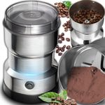 Electronice si Electrocasnice - Electrocasnice bucatarie - Preparare bauturi - Rasnite - Rasnita Electrica MRG M666, 150W, Cafea, Condimente, Capac 100ml, Metal - Infinity.ro