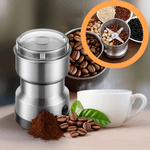 Electronice si Electrocasnice - Electrocasnice bucatarie - Preparare bauturi - Rasnite - Rasnita Electrica MRG M666, 150W, Cafea, Condimente, Capac 100ml, Metal - Infinity.ro