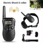 Petshop - Accesorii petshop - Zgarzi, lese si hamuri - Zgarzi - Zgarda pentru caini cu vibratii si electrosoc, cu telecomanda, acumulator, Gonga® Negru - Infinity.ro