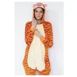 Fashion, accesorii si bijuterii - Barbati - Lenjerie si pijamale barbati - Pijamale barbati - Pijama intreaga pentru adulti, Gonga® S Portocaliu - Infinity.ro