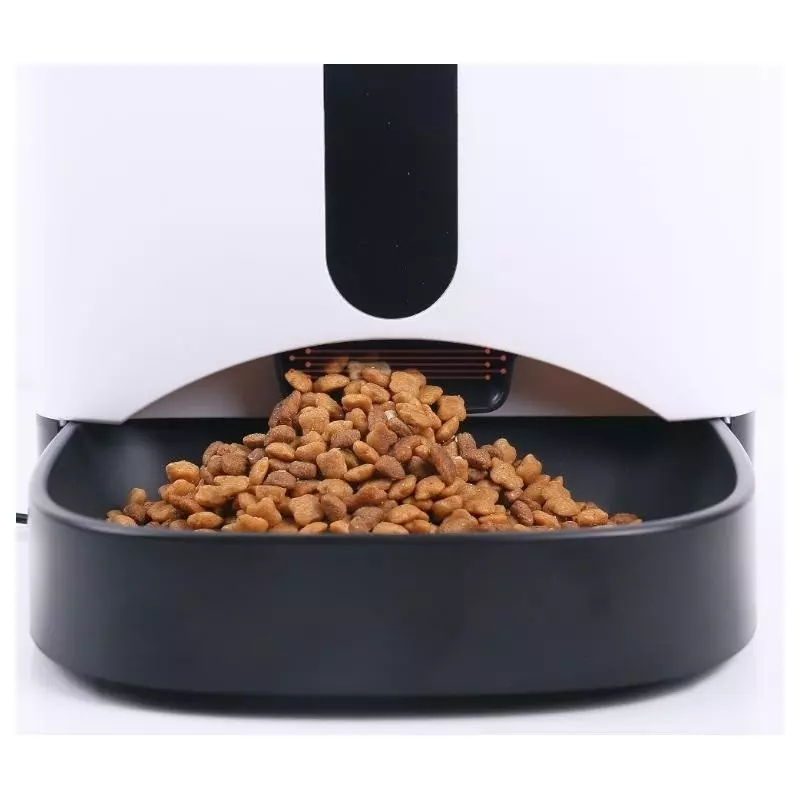 Petshop - Accesorii petshop - Castroane si adapatori - Dispenser de mancare automat PF-102 pentru animale de companie, 4.3 L, Gonga® Alb - Infinity.ro