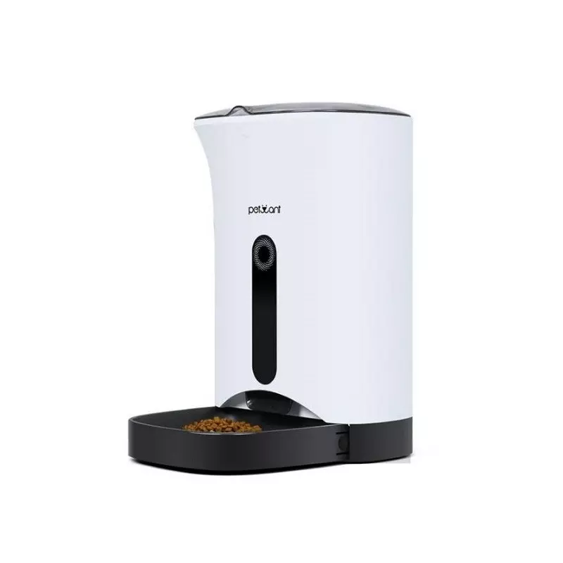 Petshop - Accesorii petshop - Castroane si adapatori - Dispenser de mancare automat PF-102 pentru animale de companie, 4.3 L, Gonga® Alb - Infinity.ro