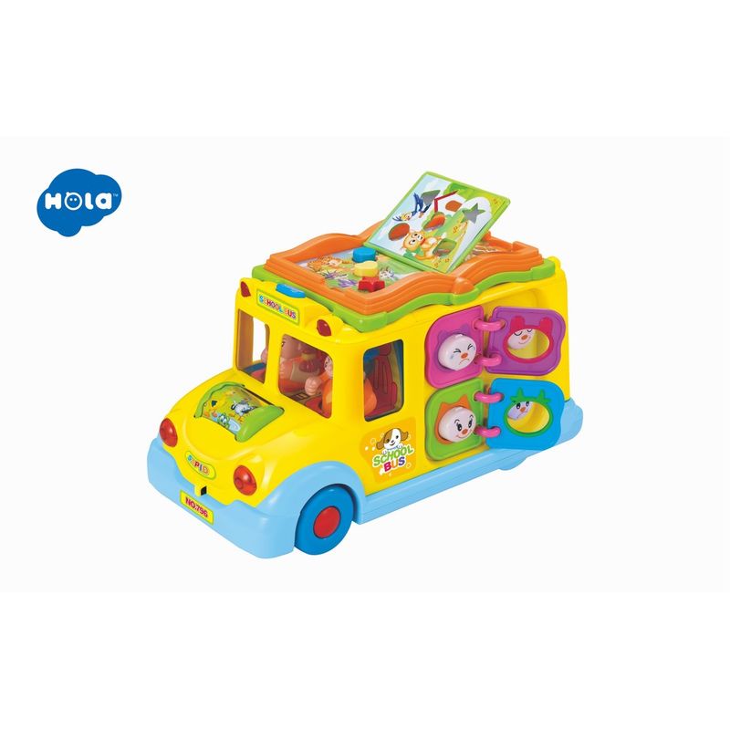 Jucarii, Copii si Bebe - Jucarii si jocuri - Jucarii bebelusi - Jucarii interactive bebelusi - Autobuzul scolar cu sunete si lumini - Infinity.ro