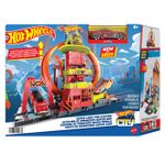 Jucarii, Copii si Bebe - Jucarii si jocuri - Vehicule si jucarii cu telecomanda - Masinute - Hot wheels statia de pompieri super loop - Infinity.ro