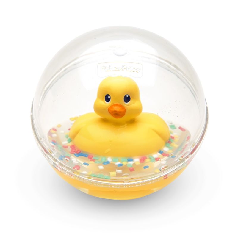 Jucarii, Copii si Bebe - Jucarii si jocuri - Jucarii bebelusi - Jucarii interactive bebelusi - Fisher price ratusca in minge transparenta - Infinity.ro