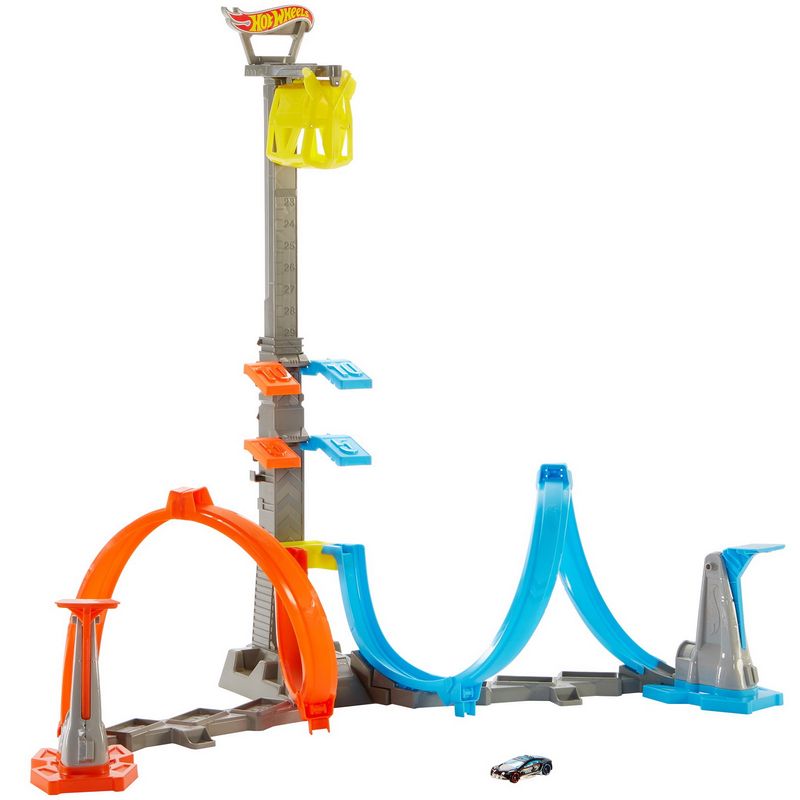 Jucarii, Copii si Bebe - Jucarii si jocuri - Vehicule si jucarii cu telecomanda - Masinute - Hot wheels action pista campionilor - Infinity.ro