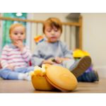 Jucarii, Copii si Bebe - Hrana si alaptare - Biberoane, suzete si accesorii hranire - Articole hranire bebelusi - Castronel silicon cu capac, melii, model urs - Infinity.ro