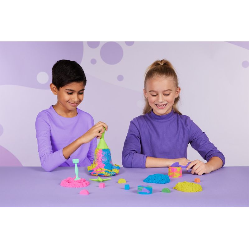Jucarii, Copii si Bebe - Jucarii si jocuri - Jucarii & jocuri educative - Pasta, lut si nisip modelabil - Kinetic sand set de creatie squish - Infinity.ro