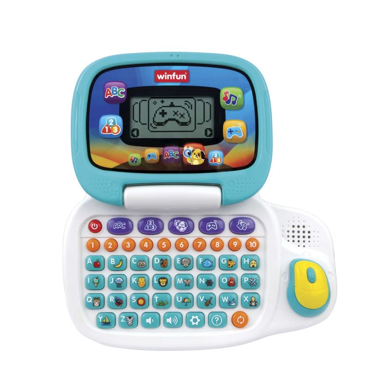 Jucarii, Copii si Bebe - Jucarii si jocuri - Jucarii bebelusi - Jucarii interactive bebelusi - Winfun laptop sa invatam bilingv - Infinity.ro