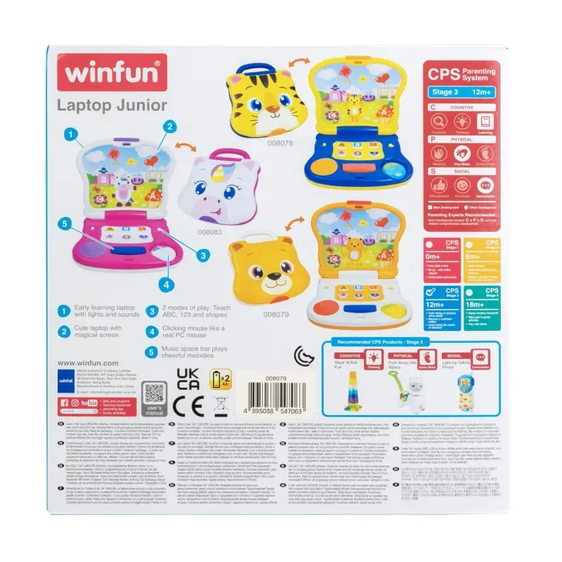 Jucarii, Copii si Bebe - Jucarii si jocuri - Jucarii bebelusi - Jucarii interactive bebelusi - Winfun laptop ursulet - Infinity.ro