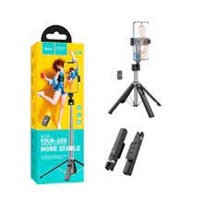 Suport Stand cu 4 picioare Tip Selfie HOCO K18 2in1 Telecomanda BT