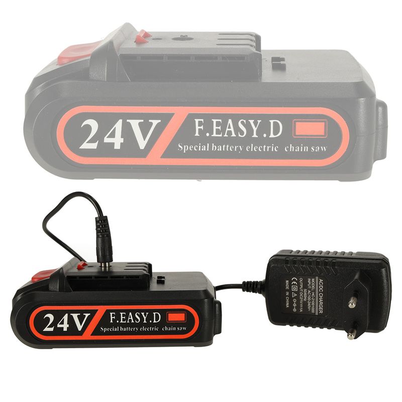 Casa si Gradina - Constructii - Scule electrice si accesorii - Fierastraie electrice - Mini ferastrau electric cu lant, baterie de 24V si valiza de transport - Infinity.ro