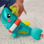 Jucarii, Copii si Bebe - Jucarii si jocuri - Jucarii bebelusi - Jucarii interactive bebelusi - Rechinul prietenos Fisher Price - Infinity.ro
