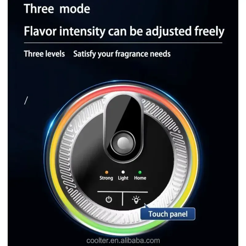 Auto si Moto - Intretinere auto - Odorizante auto - Difuzor aromaterapie auto, inductie automata, lumini ambientale color, dimensiuni 120X66mm, capacitate 50ml ABYZ™ - Infinity.ro