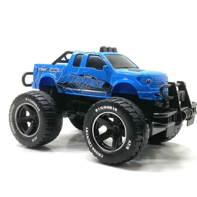 Jucarii, Copii si Bebe - Jucarii si jocuri - Vehicule si jucarii cu telecomanda - Masinute - Masina RC Off-Road Scara 1:18, Cu Telecomanda Durabila Albastra Distractie si Performanta pentru Pasionatii de Aventuri - Infinity.ro