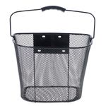 Sport si Outdoor - Ciclism - Accesorii pentru biciclete - Suporturi accesorii biciclete - Cos metalic pentru bicicleta cu maner, demontabil, conceput pentru a fi montat in partea din fata - Infinity.ro
