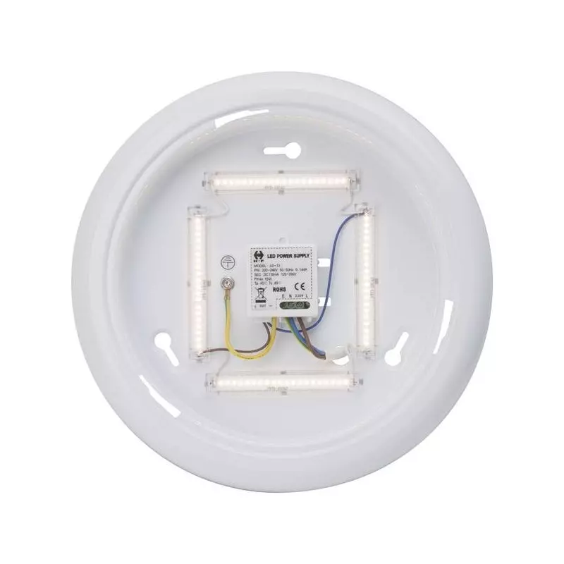 Casa si Gradina - Corpuri si surse de iluminat - Plafoniere, aplice si spoturi - Plafoniera LED Brilliant Vigor, 10 W, 600 lm, 2800 K,Gonga® Alb - Infinity.ro