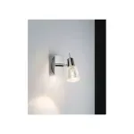 Casa si Gradina - Corpuri si surse de iluminat - Plafoniere, aplice si spoturi - Aplica cu halogen Paulmann 60314, 42W,Gonga® Argintiu - Infinity.ro
