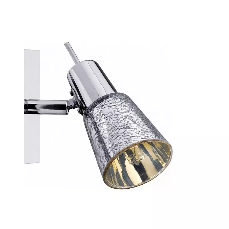 Casa si Gradina - Corpuri si surse de iluminat - Plafoniere, aplice si spoturi - Aplica cu halogen Paulmann 60314, 42W,Gonga® Argintiu - Infinity.ro