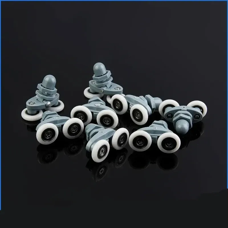 Casa si Gradina - Sanitare - Suporturi si accesorii baie - Suporturi baie - Rola pentru usa cabina de dus, ABS/Aluminiu, 23 mm, Gri/Alb - Infinity.ro